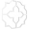 Ekena Millwork 66 56W x 66 56H x 1T Large Laird Decorative Fretwork Ceiling Panels in Architectural Grade PVC CELP67X6703LRD - alternate 6